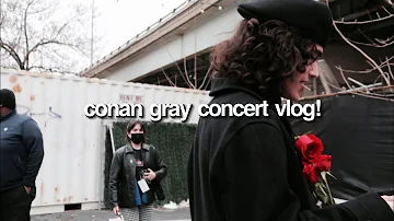 CONAN GRAY CAME OUT TO MEET US | CONAN GRAY CONCERT VLOG FILLMORE PHILADELPHIA 3/13