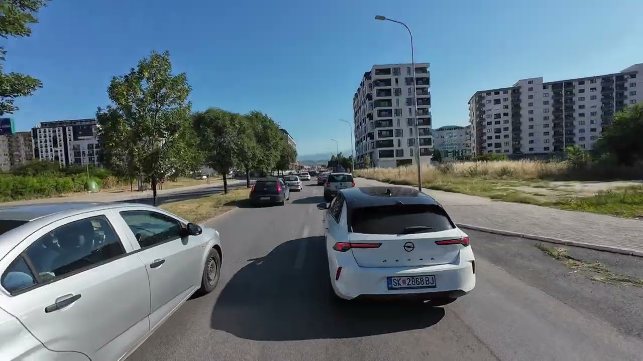 Long drive through Skopje and surrounding villages