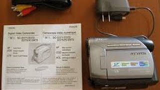 Got a Second Samsung SC D372 Mini-DV Camcorder