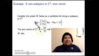 MATH 2010 Testing for Subspaces