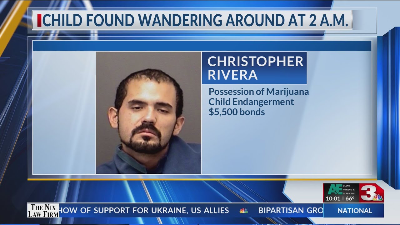 Man arrested after 2-year-old found wandering alone at 2 a.m. - YouTube