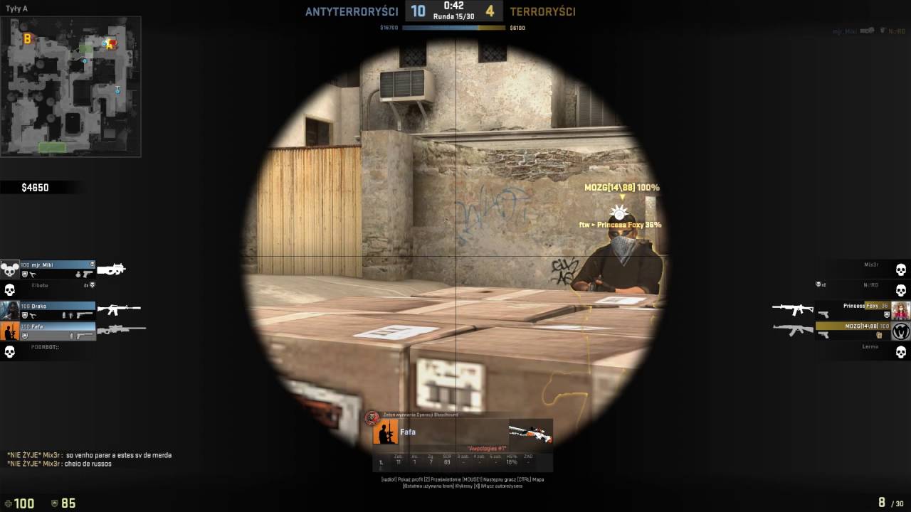 CSGO - Fafa AWP double kill. - YouTube