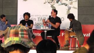 131011 BIFF Bong Joon-Ho & Quentin Tarantino 2