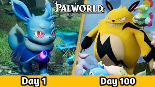 I Survived 100 Days in Palworld (हिन्दी)