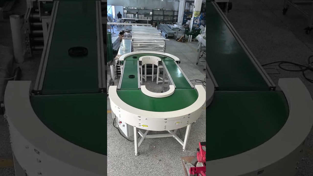 Customized conveyor belt for plastic injection molding industry 