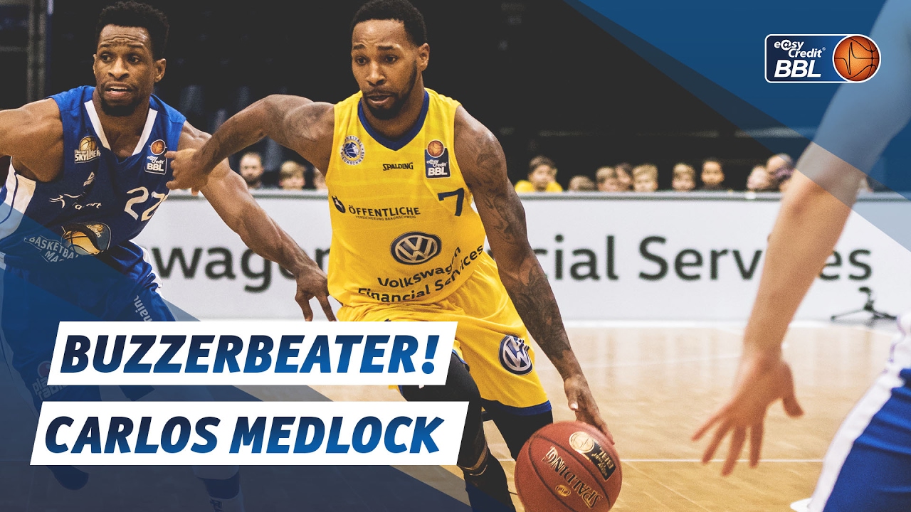 BUZZERBEATER! Medlock trifft aus der eigenen Hälfte!