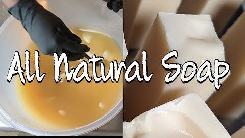 How To Make An All Natural Unscented Soap For Eczema, Dry Cracked Skin