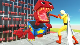 ONE PUNCH MAN KICK MONSTERS INTO DYNAMITE WALL - Animal Revolt Battle Simulator