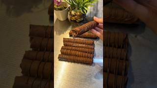 Choco wafer rolls 😍✨🍫 #food #foodie #cooking #delicious #yummy