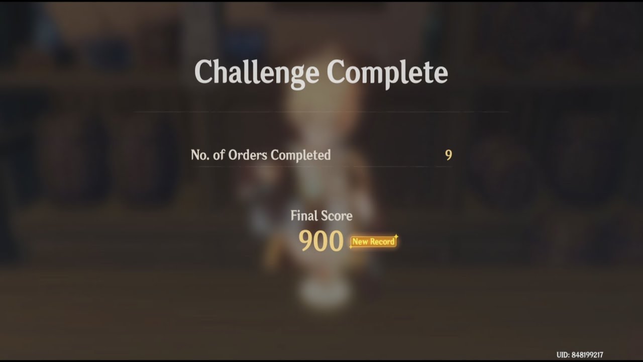 Bartender Challenge - All 4 Challenges 【Genshin Impact】