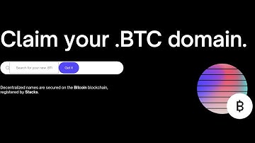 How to Purchase a BTC Domain Name - Tutorial