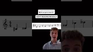Sight Reading Challenge REVEAL!