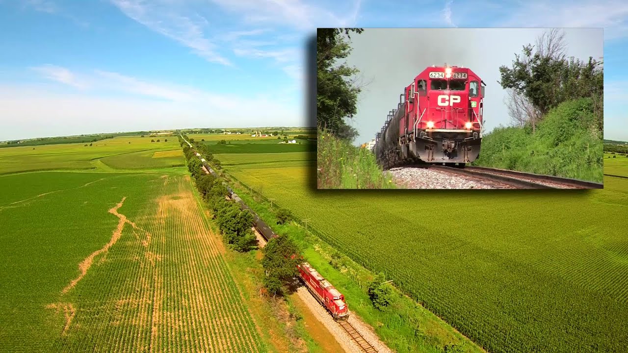 CP 6234 East (Two ex-SOO SD60s) on 8-5-2015