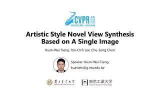 ArtNV: Artistic Style Novel View Synthesis Based on A Single Image (CVPR 2022 Workshop)