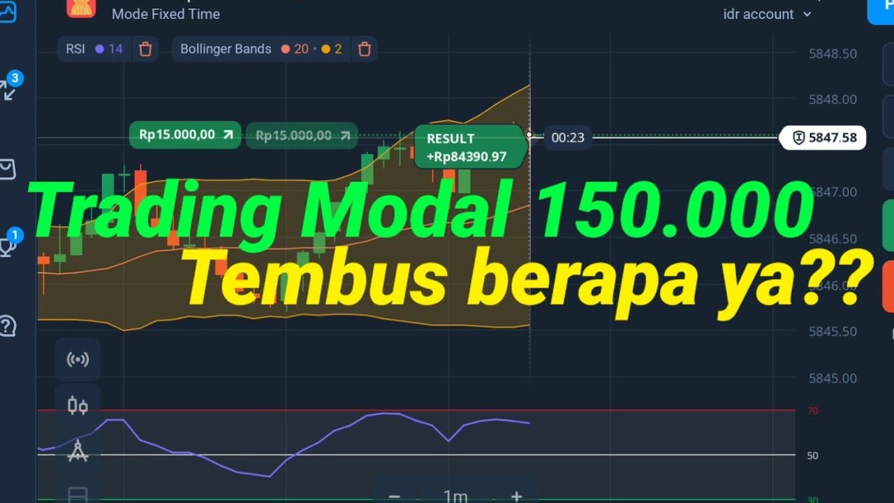 Trading Modal 150 ribu gak nyangka profit sampai 200% lebih di TF5 ...