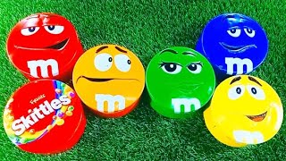 Satisfying Video | Unpacking 6 M&M'S and Skittles with Candy ASMR