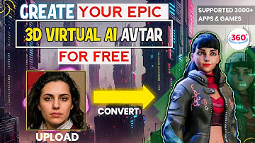 Create Your Free 360° Fully Customisable Epic AI AVATAR Just In Seconds !!
