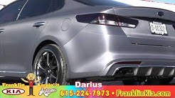 Custom 2016 Kia Optima Turbo Carbon Fiber Wrap, Franklin Kia, Nashville TN 