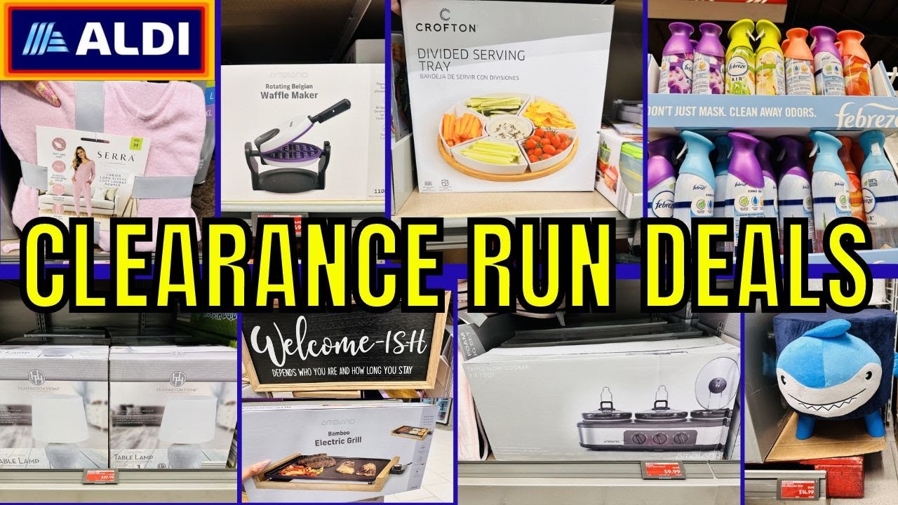 ALDI CLEARANCE RUN DEALS THIS WEEK🏃🏽‍♀️🏃🏽‍♀️ALDI SHOP W/ME 🏃🏽‍♀️🏃🏽‍♀