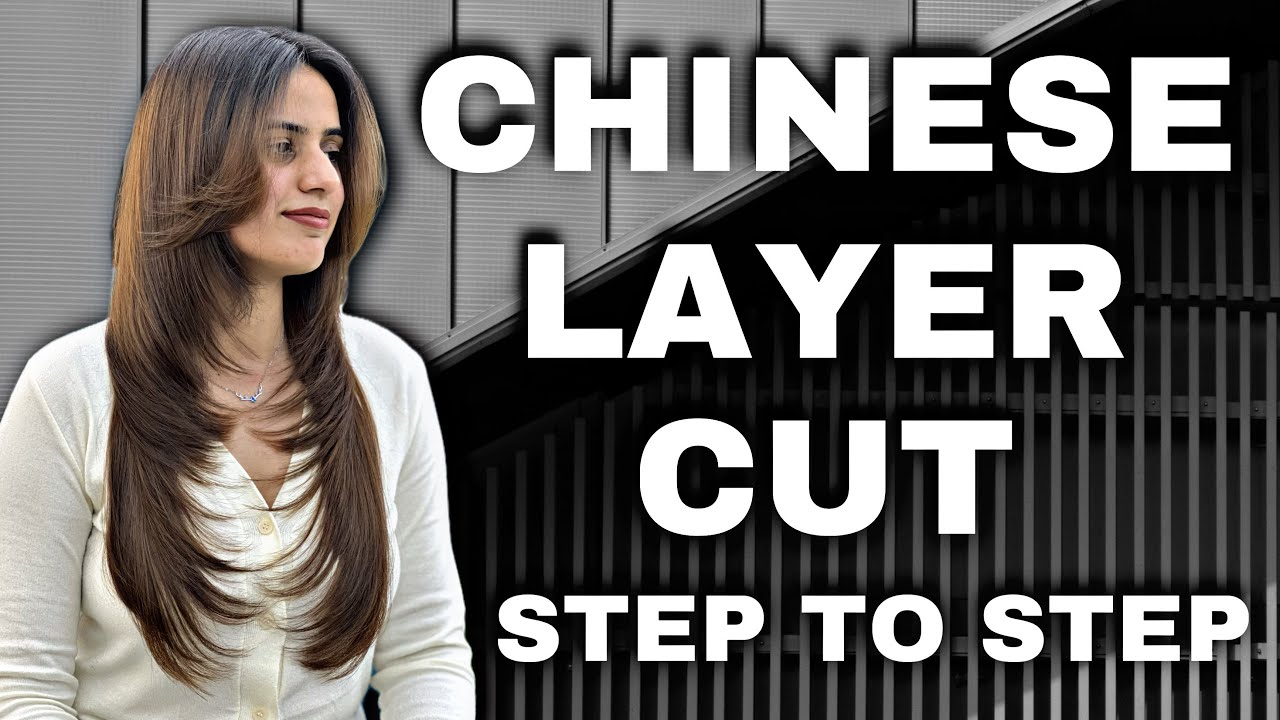 CHINESE LAYER CUT | P SQUARE SALON | GAURAV SIR - YouTube