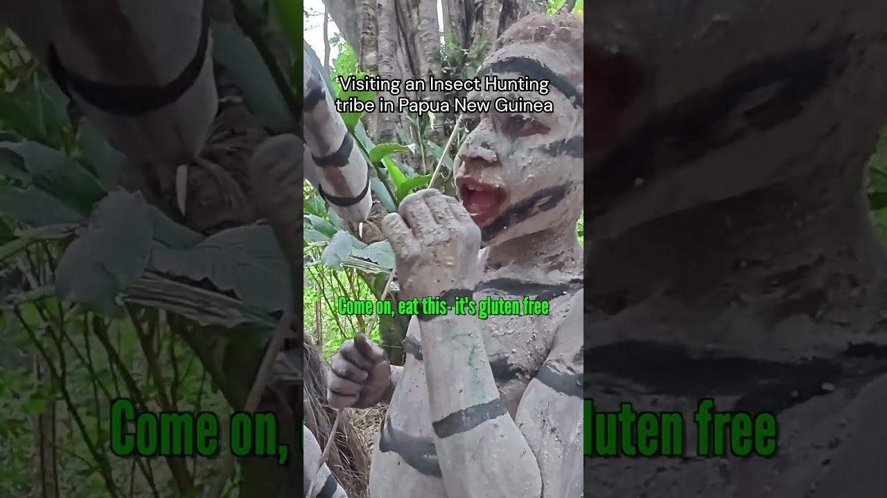 Visiting an Insect Hunting tribe in Papua New Guinea 🇵🇬
