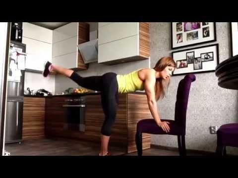 Natalia Gacka - trening na uda i pośladki - YouTube