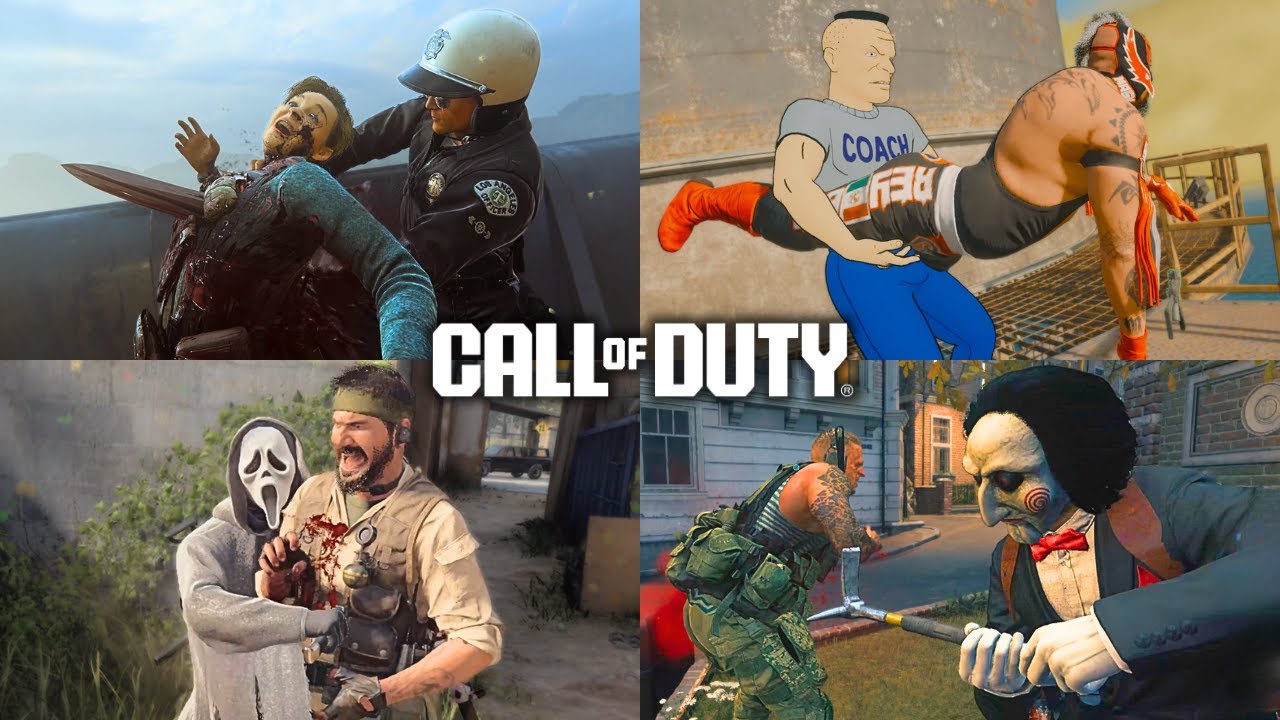 Call of Duty Crossover Operators & Skins🔥| Finishing Moves Compilation