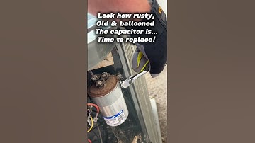 STOP SCROLLING! 🛑 - How to replace a Trane capacitor in your AC unit! Saved me $392!