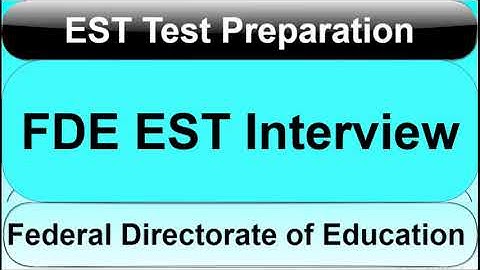 FDE EST Interview | FDE EST Result 2024 | FDE Merit List