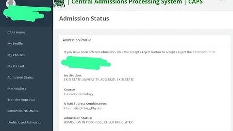 How To Login into Your Jamb Caps and Also Check Your Admission Status in 2023