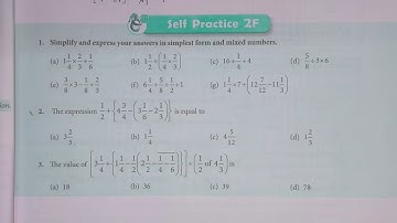 Class 7th Subject Mathematics Self Practice 2F Part 1 by ANUJ YADAV SIR 25 7 20