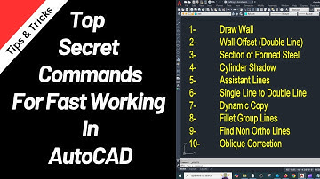 Top Secret Commands For Fast Working In AutoCAD🚀 | Best  AutoCAD Time Saving Commands👍 | KDS