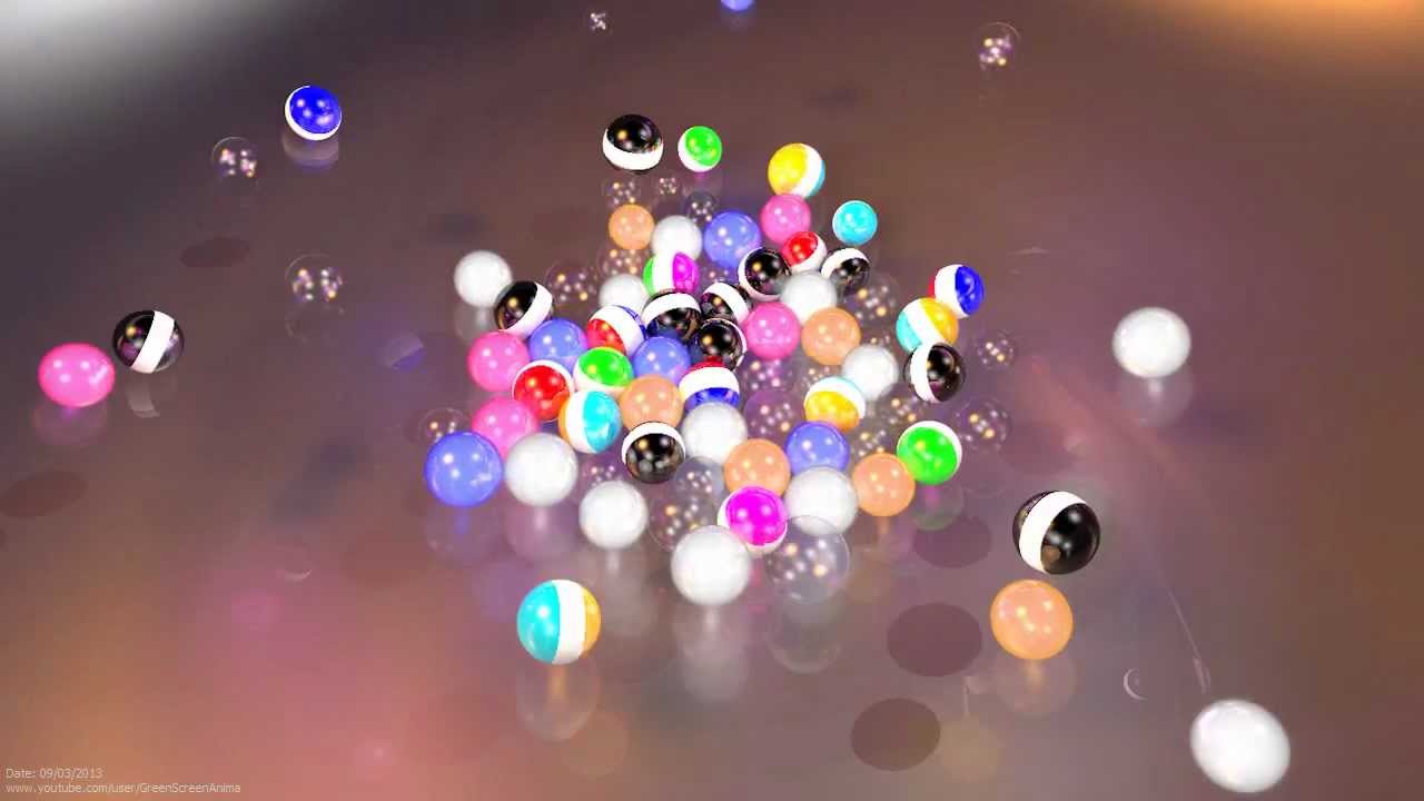 LIGHT BALLS glass bowl 3D ANIMATION 1080p s01r02 cinema 4d - YouTube