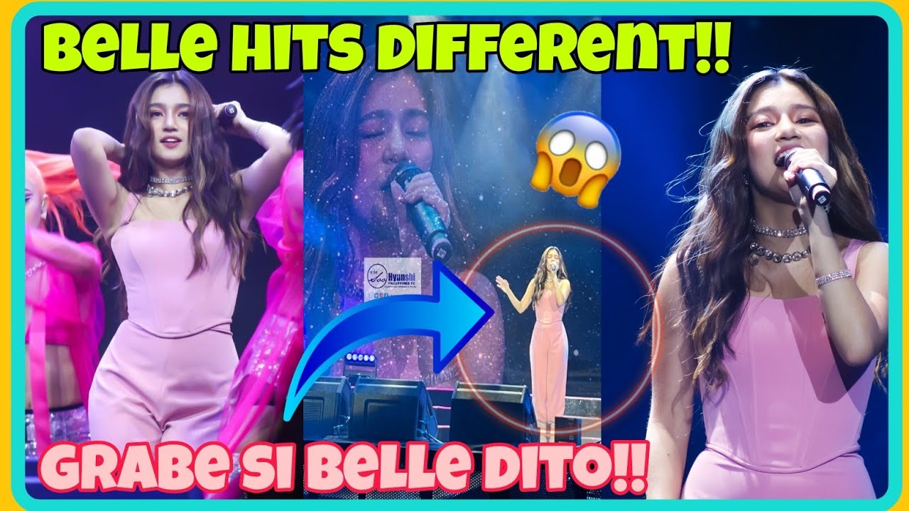 Buong performance ni BELLE sa Araneta!!Grabe ang hiyawan at sigawan kinanta pa ang 