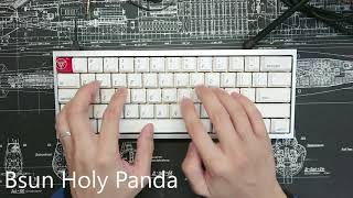 Bsun vs EverGlide Holy Panda sound test