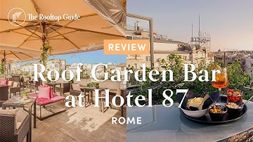 Roof Garden Bar at Hotel 87 - Review