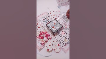 Explosion box / Handmade Gift Boxes / Best Gift Ideas for Bday, Anniversary, Wedding, Valentines day