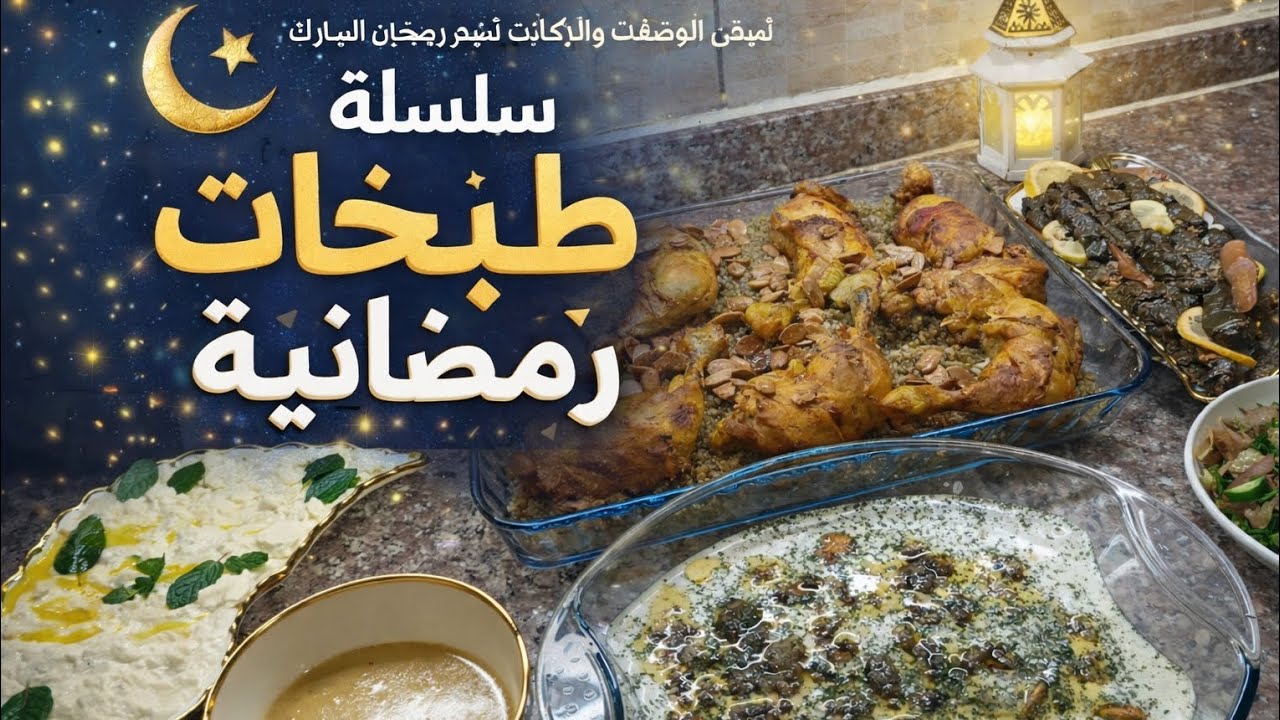 سلسلة طبخات رمضانية | سفرة إفطار كاملة ولا أطيب!