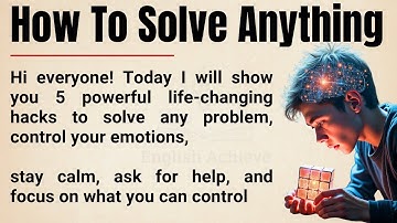5 Powerful Hacks to Solve Any Problem 🔥| Overcome Challenges, and Grow Stronger Every Day ✅