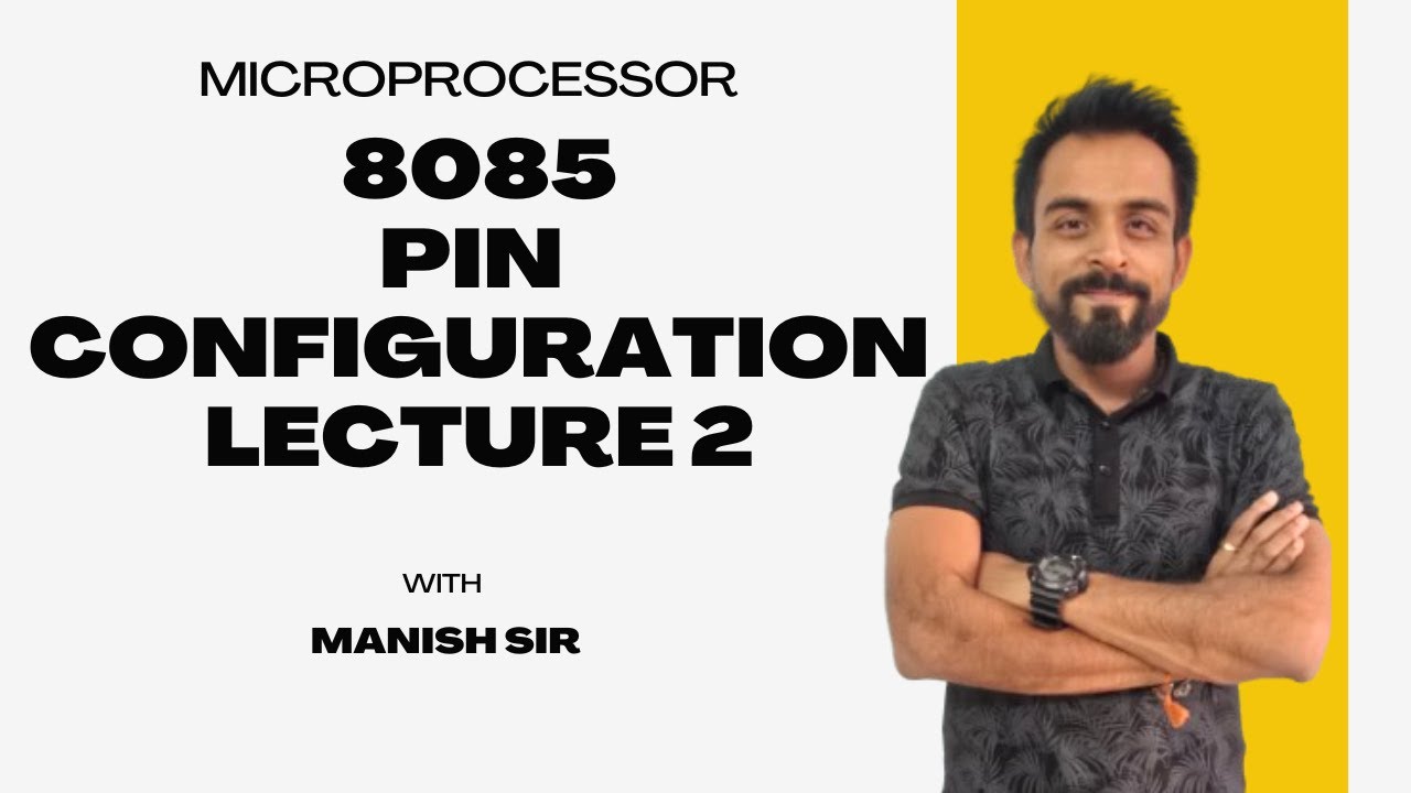 Pin Configuration of 8085 Part 2 | 8085 | Microprocessor 8085 - YouTube