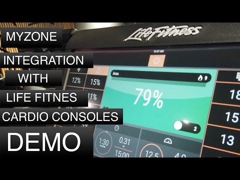 Myzone Integration With Life Fitness Cardio - Demo
