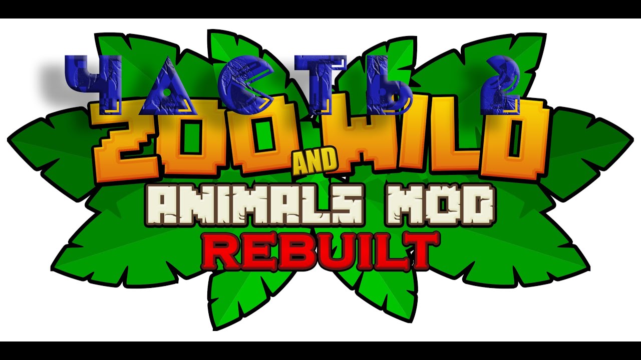 Обзор мода zoo and wild animals mod часть 2 - YouTube