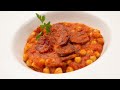 Garbanzos con chorizo y tomate - Cocina Abierta de Karlos Arguiñano