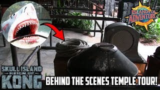 Skull Island: Reign Of Kong Behind The Scenes Temple Tour And Secrets!