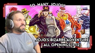 EDM Producer Reacts To JoJo's Bizarre Adventure All Openings (1-12)