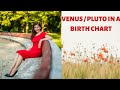 Venus/Pluto aspects in a Birth Chart