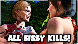 ALL SISSY KILLS IN THE TEXAS CHAINSAW MASSACRE GAME! [New Executions & Best Sissy Build]