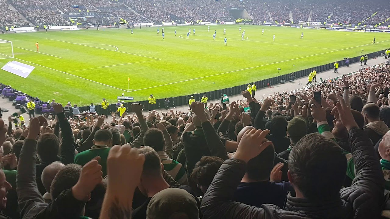 Dembele penalty 3-0 Celtic vs Rangers Scottish Cup Semi Final 14/04/18