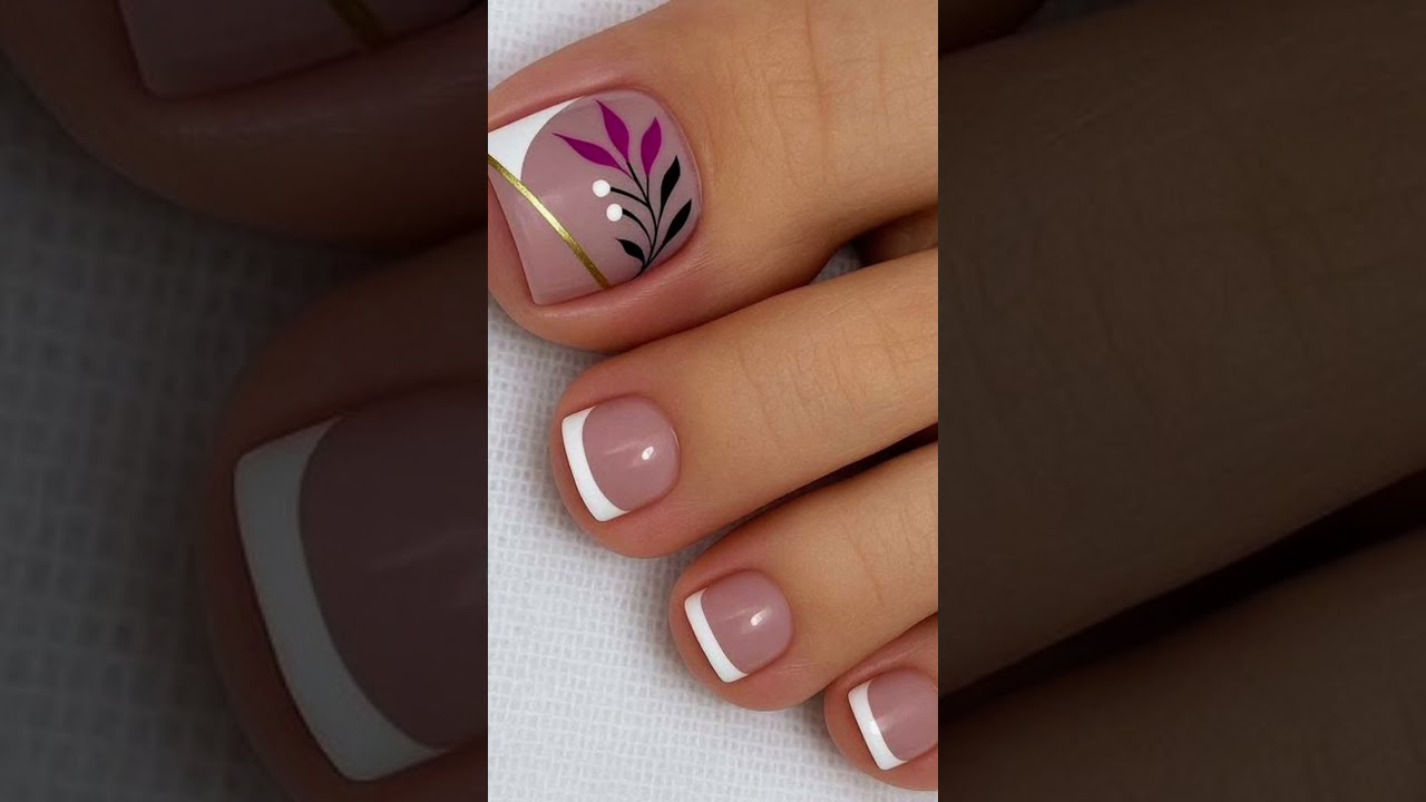 best toe nail art💖💫