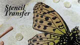 Stencil Transfer Technique Tutorial for Paper Crafting